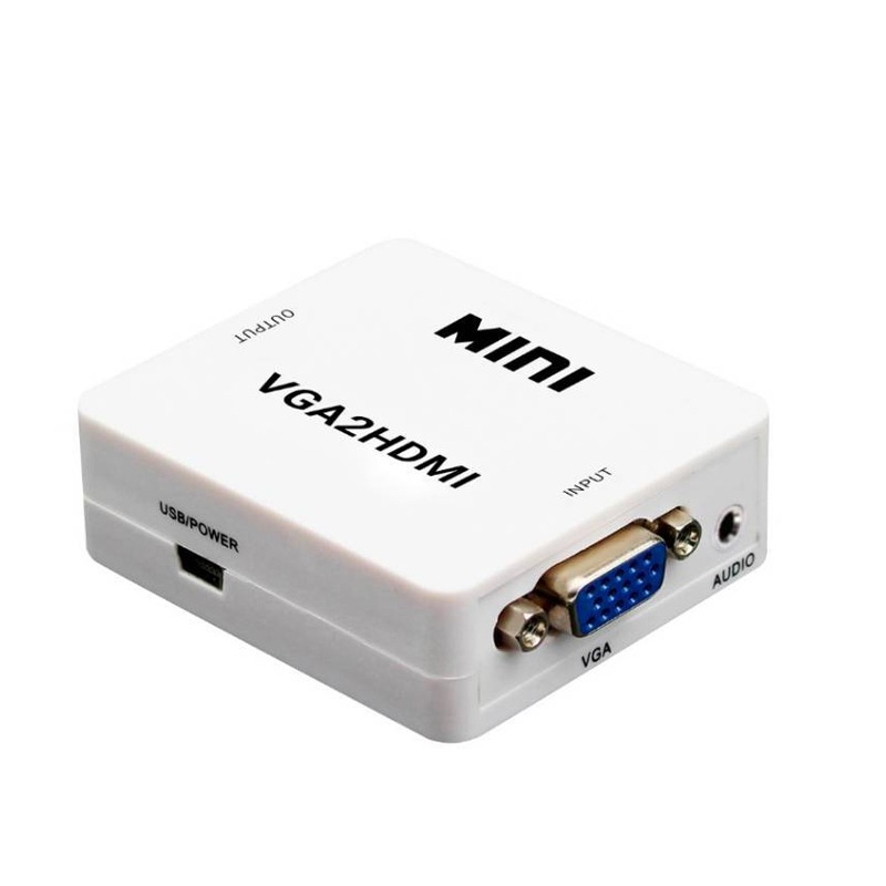 Convertisseur TREQA VGA Vers HDMI - Blanc - Image 2