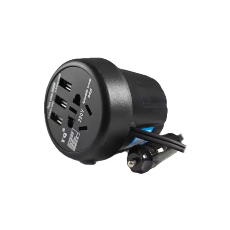 Convertisseur de Voiture 12V Vers 220V - Noir
