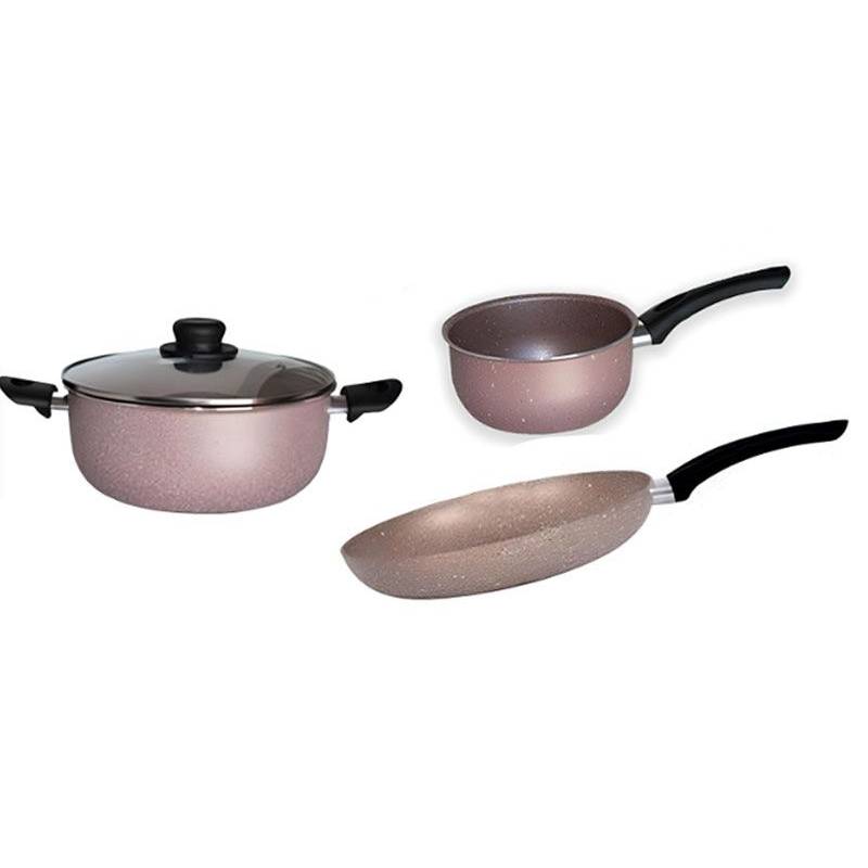 Set De Cuisine Cook'Art 4 Pièces Granite Marron, Photo boutique MyTek chez MyTek