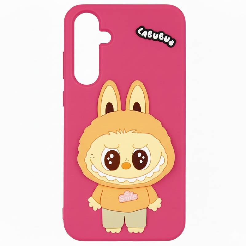 Coque Silicone Labubu Pour SAMSUNG A16 - Rose foncé