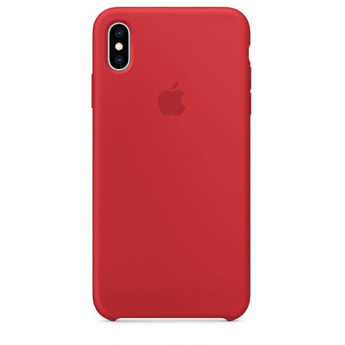 Coque Silicone Original Pour iphone XS Max - Rouge - Image 3