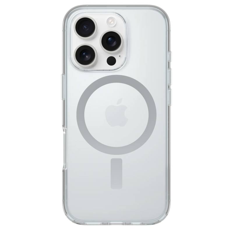 Coque Transparent Pour IPhone 16 Pro Max Avec MAGSAFE Silver - Image 2