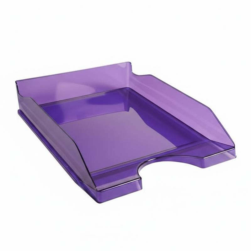 Corbeille à Courrier FAPI Pleine Transparent - Violet