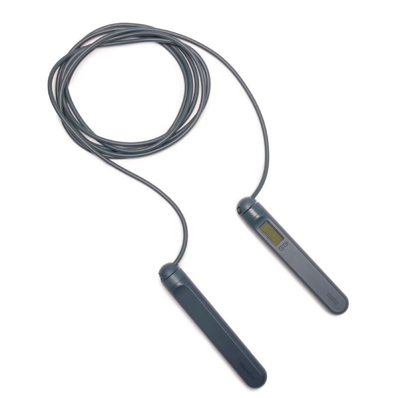 Corde à Sauter 800 DOMYOS Avec Double Compteur - Noir