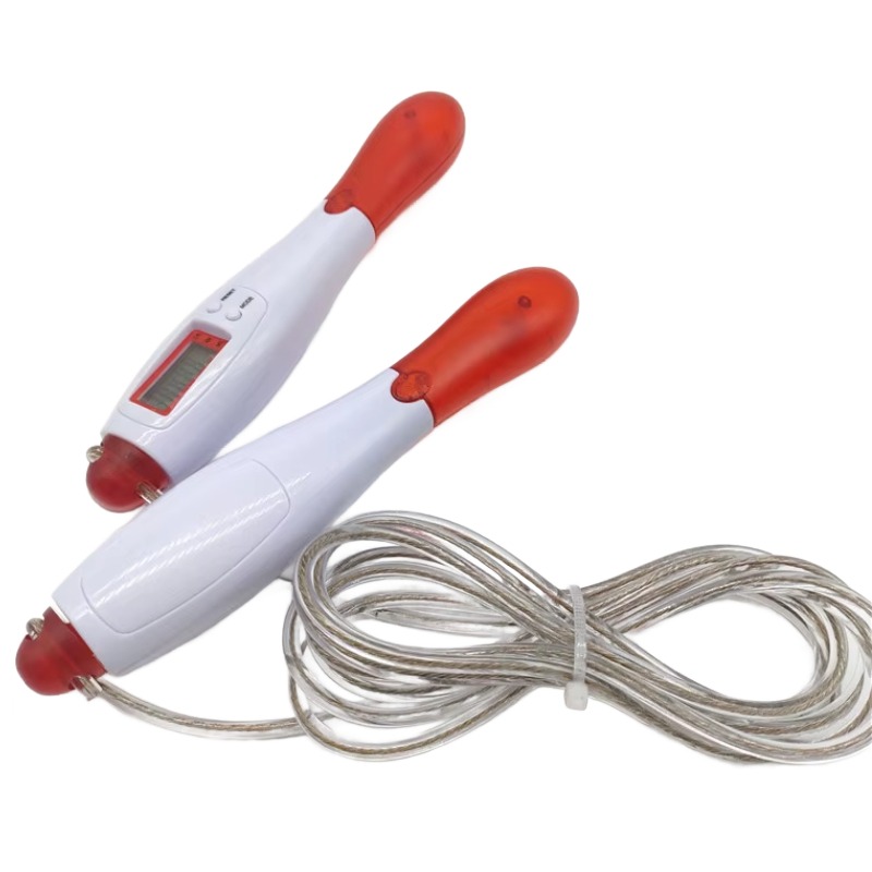 Corde à Sauter ZIMOTA 6.0 Avec Compteur - Blanc&Rouge