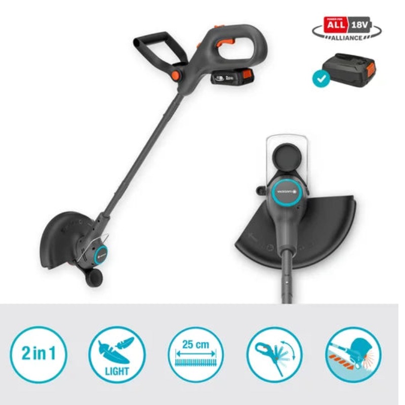 Coupe-bordures GARDENA Sur Batterie 25/18V P4A - Image 4