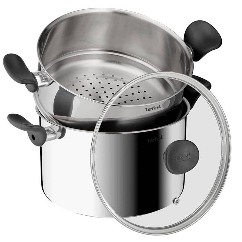 Couscoussier TEFAL 6.7 Litres 24 cm - Inox