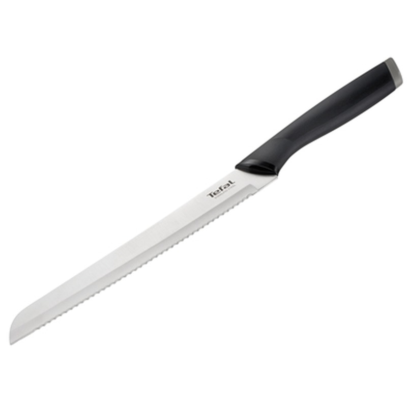 Couteau à pain confort TEFAL K2213404 20cm - Noir