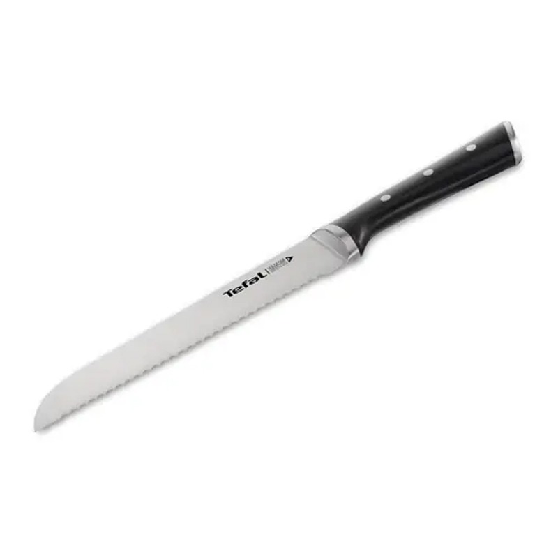 Couteau à Pain TEFAL Ice Force K2320414 20cm - Noir