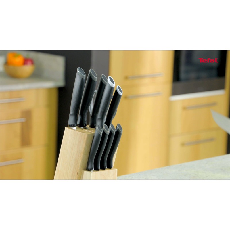 Couteau à trancher TEFAL Comfort K2213704 20cm - Noir - Image 3