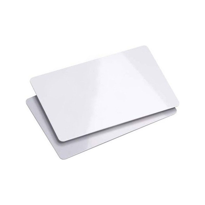 Carte PVC Vierge - Blanc
