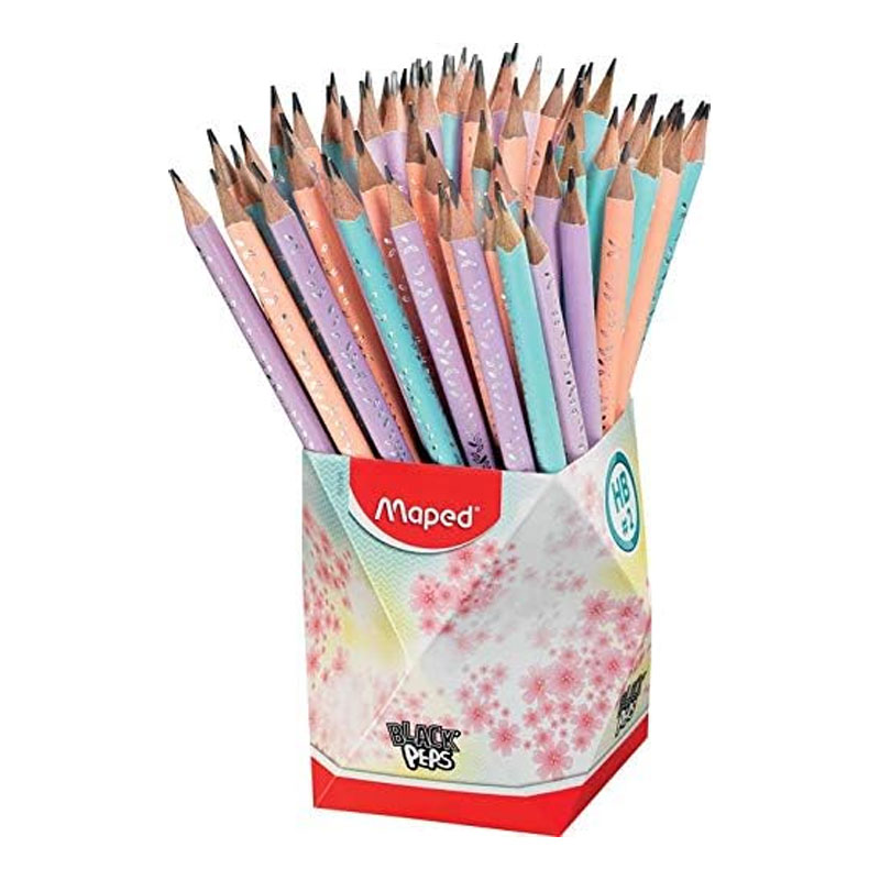 Crayon Graphite MAPED Black'Peps Pastel Embout Gomme - Image 2