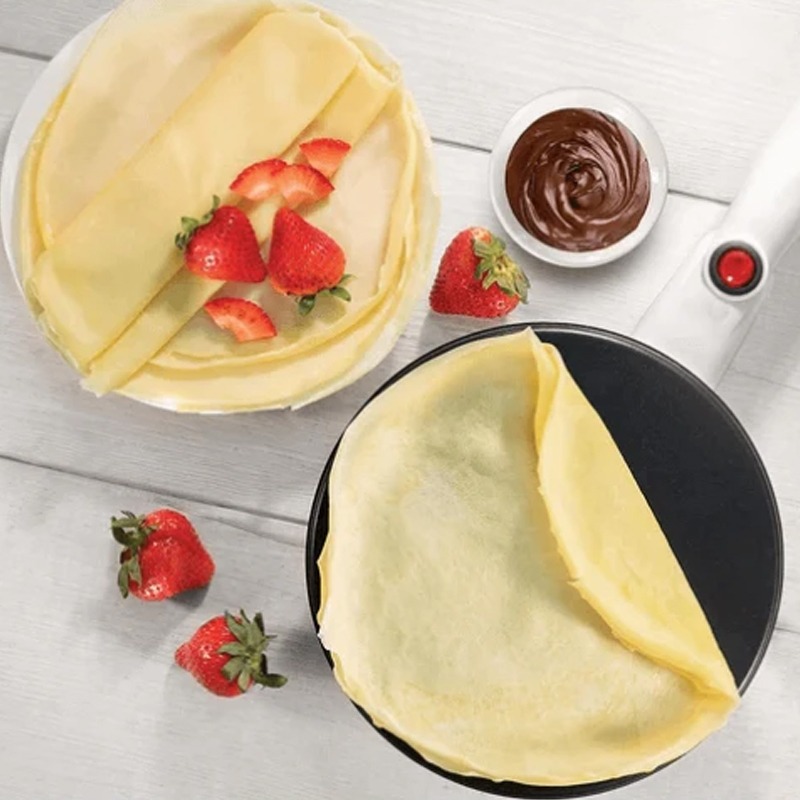 Crêpière Électrique RAF R-5208W 650W - Blanc - Image 3