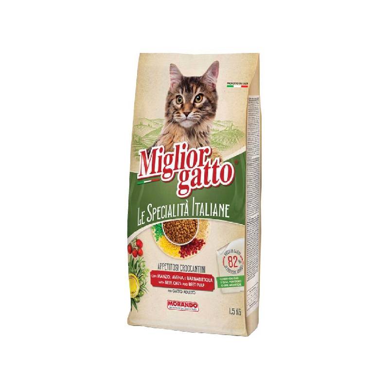 Croquettes pour Chat Adulte Miglior Gatto 1,5 kg - 8007520027205