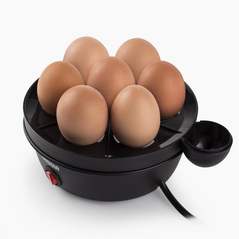 Cuiseur À Oeufs Tristar EK-3076 350W 7 œufs - Noir&Inox - Image 2