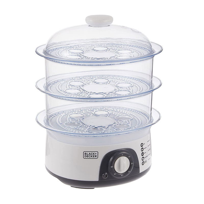 Cuiseur Vapeur BLACK&DECKER HS6000 775W - Blanc - Image 2