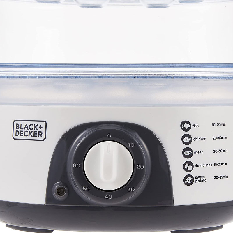 Cuiseur Vapeur BLACK&DECKER HS6000 775W - Blanc - Image 6