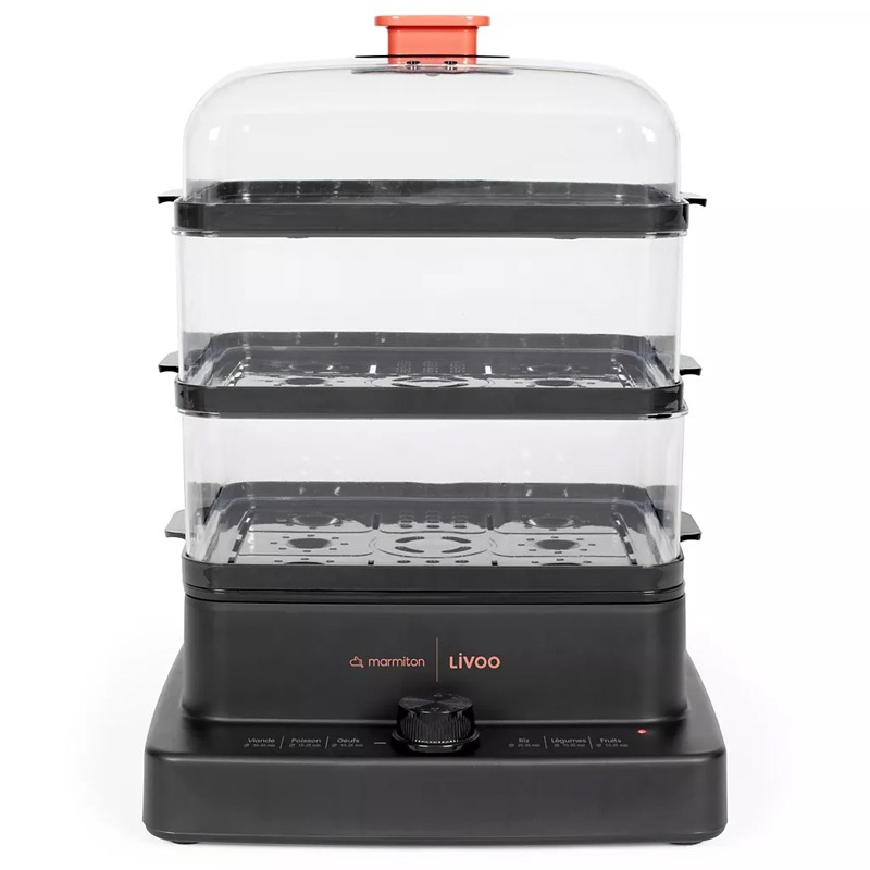 Cuiseur Vapeur LIVOO DOC300 1200W - Noir