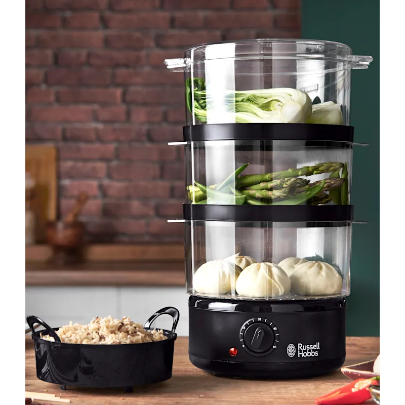 Cuiseur Vapeur RUSSELL HOBBS 26530-56 400 Watts - Noir - Image 2