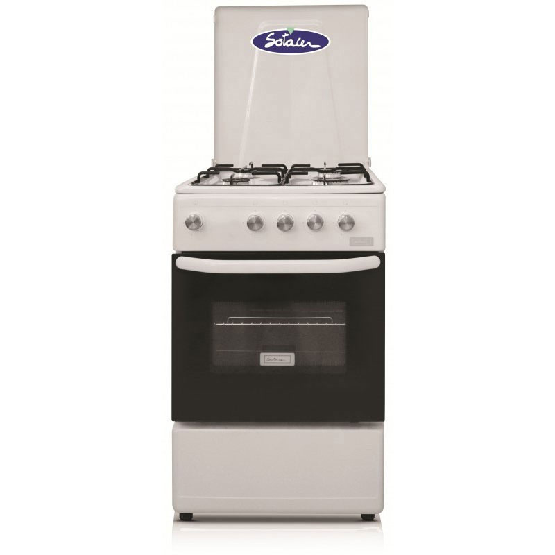 Cuisinière à Gaz SOTACER TGG1005W 50cm 4 Feux - Blanc