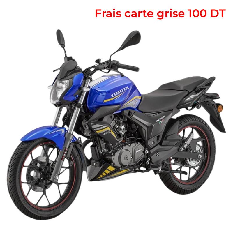 Cyclomoteur ZIMOTA RKS NX 124cc - Bleu