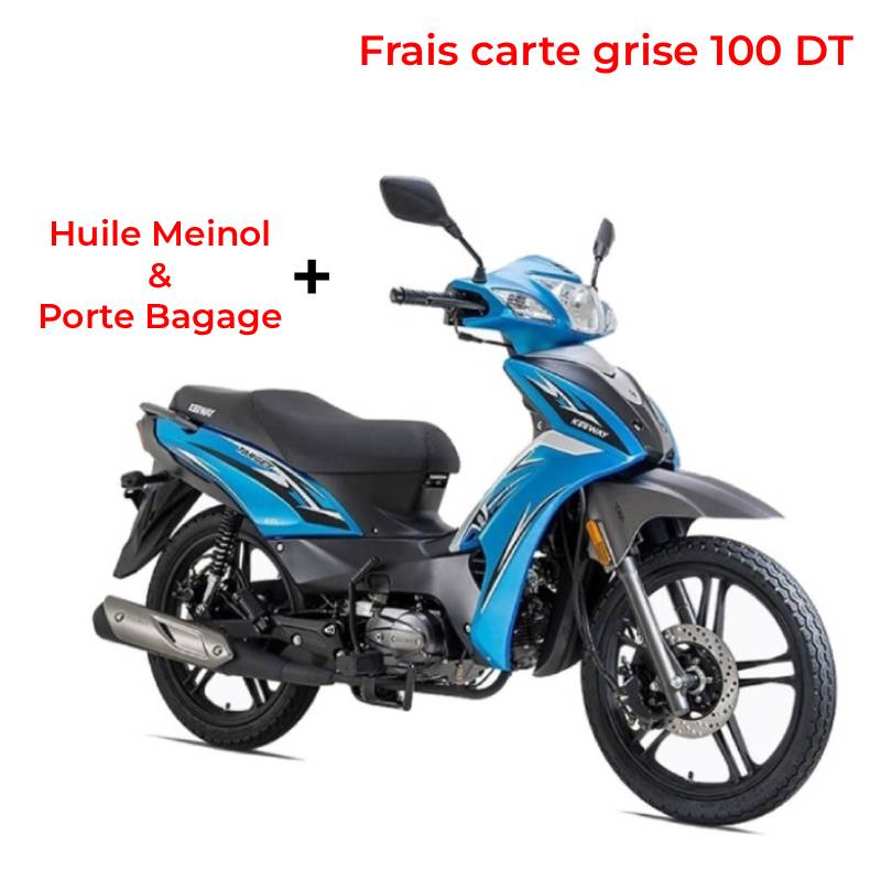 Cyclomoteur ZIMOTA TARGET 124 cc - Bleu