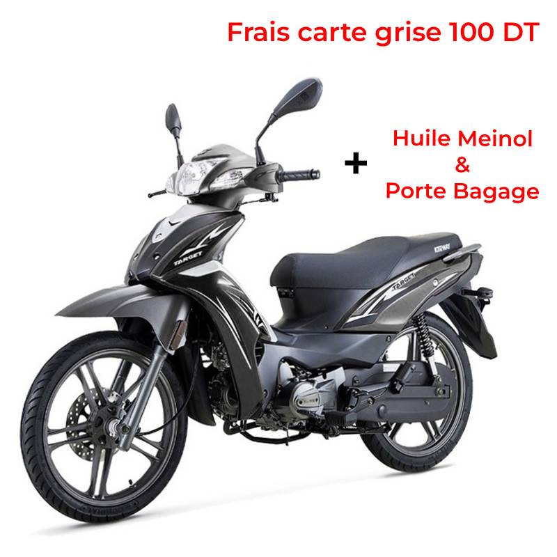 Cyclomoteur ZIMOTA TARGET Noir 124 cc