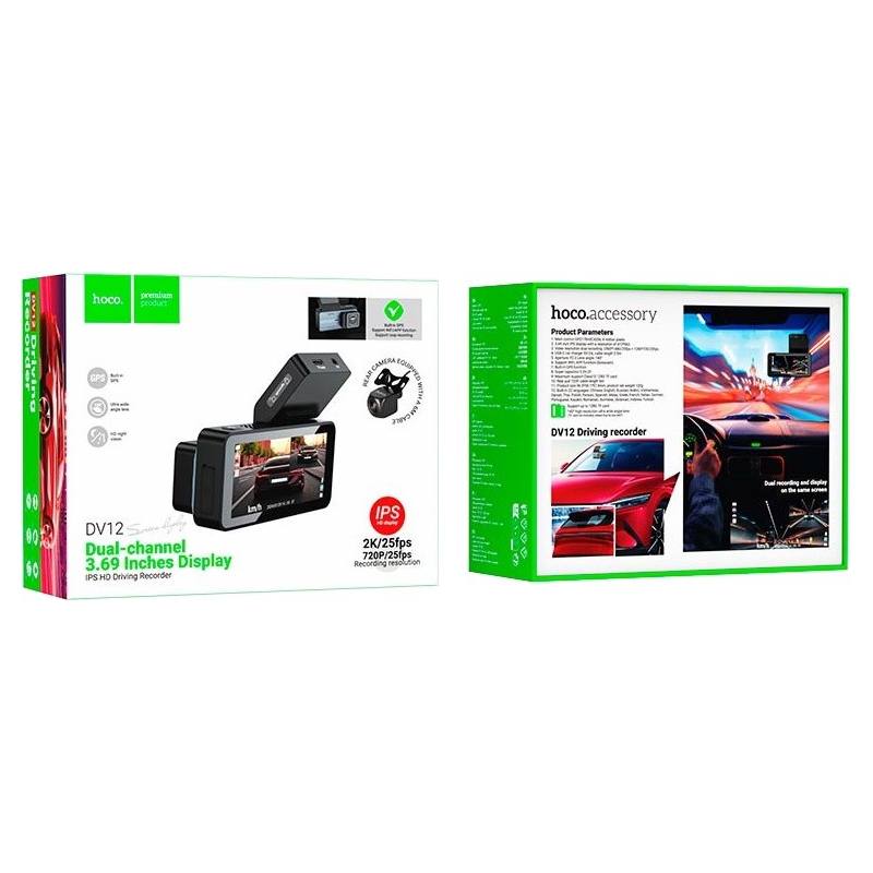 Dash Cam Hoco Driving Recoreder DV12 Full HD 2K - Wifi - Image 8