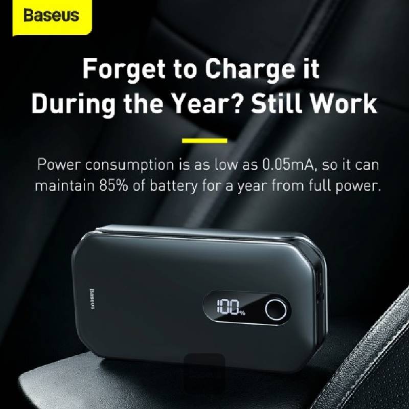 Démarreur de Voiture Baseus CRJS03-01 Super Energy 12V - Noir - Image 4