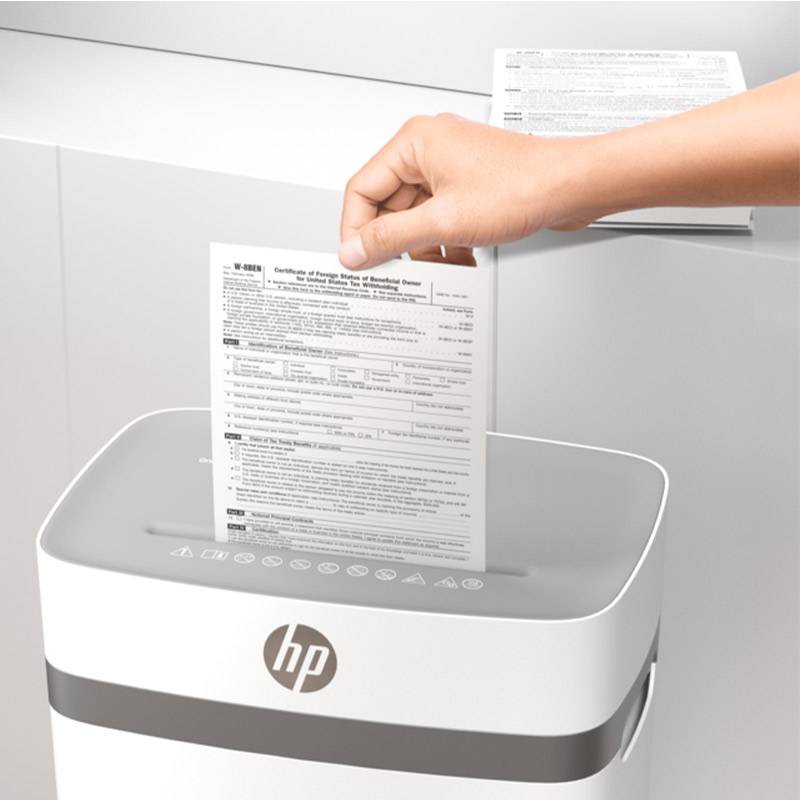 Destructeur de documents HP OneShred 12CC - Blanc - Image 4