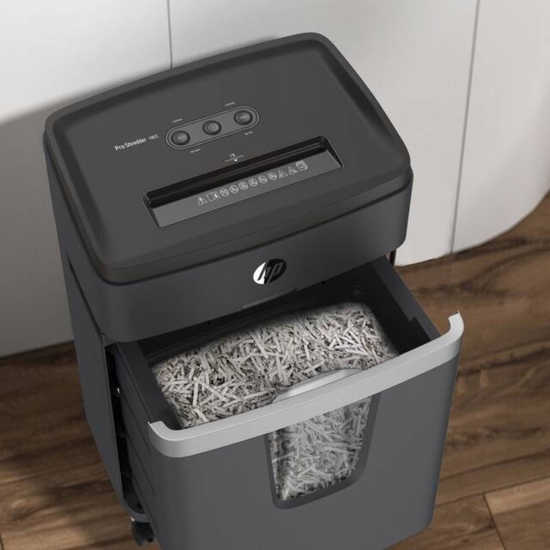 Destructeur de documents HP Pro Shredder 18CC - Noir - Image 3