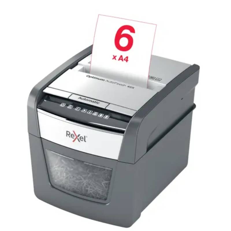 Destructeur De Documents REXEL Optimum AutoFeed 45X Coupe Croisée - Image 3