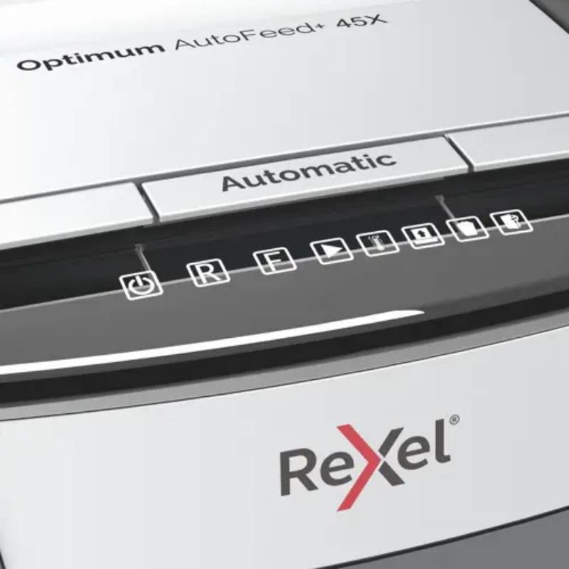 Destructeur De Documents REXEL Optimum AutoFeed 45X Coupe Croisée - Image 4