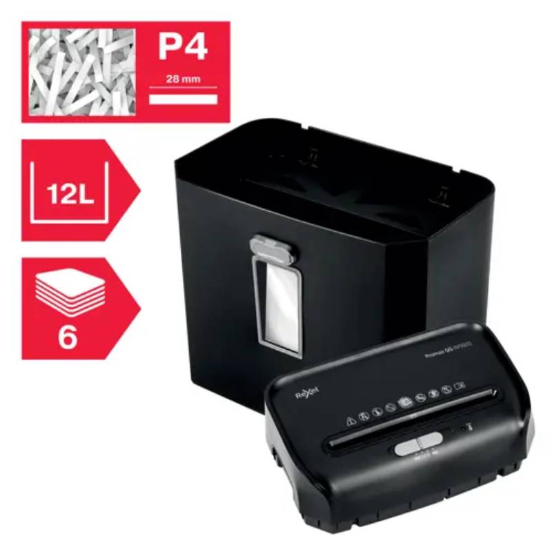 Destructeur De Documents REXEL ProMax QS RPX612 Coupe Croisée - Image 4