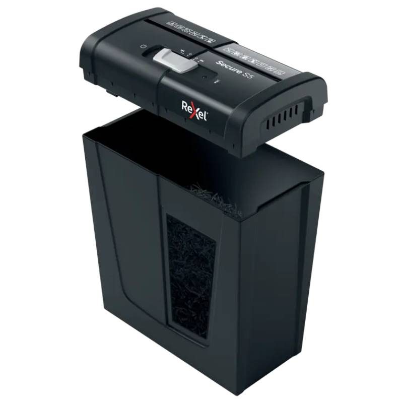 Destructeur De Documents REXEL Secure S5 Coupe Droite - Image 3