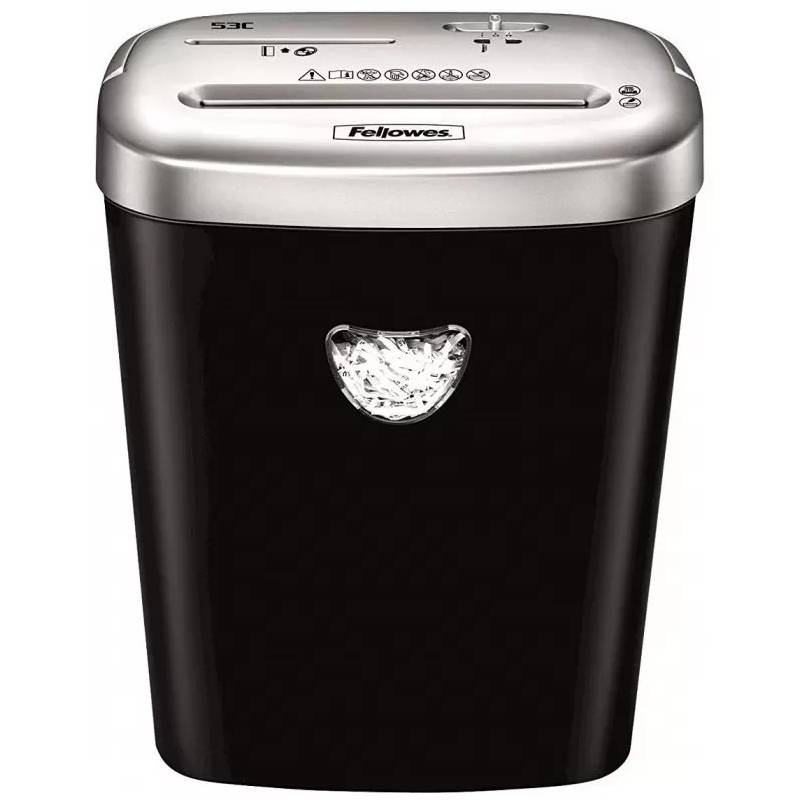 Destructeur de Papier FELLOWES 53C Coupe Croisée Multi‑usage P‑4