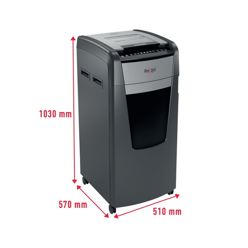 Destructeur REXEL Optimum AutoFeed+ 600X EU Coupe croisée - Image 6