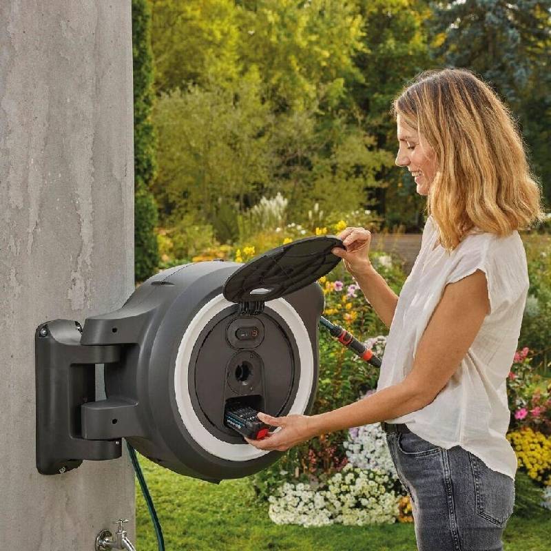 Dévidoir Automatique Mural GARDENA PowerRoll XL 18V - 18642-20 - Image 5