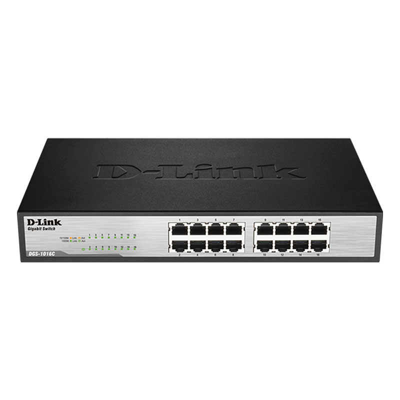 Switch Gigabit Ethernet Non-Géré 16 Ports Noir D-Link DGS-1016C, Photo boutique MyTek chez MyTek