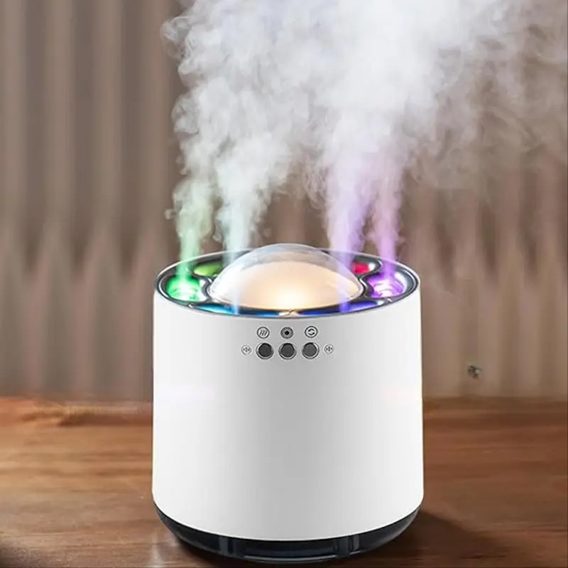 Diffuseur D'arome Humidificateur Anti Gravité LZ599 600ml - Blanc - Image 3