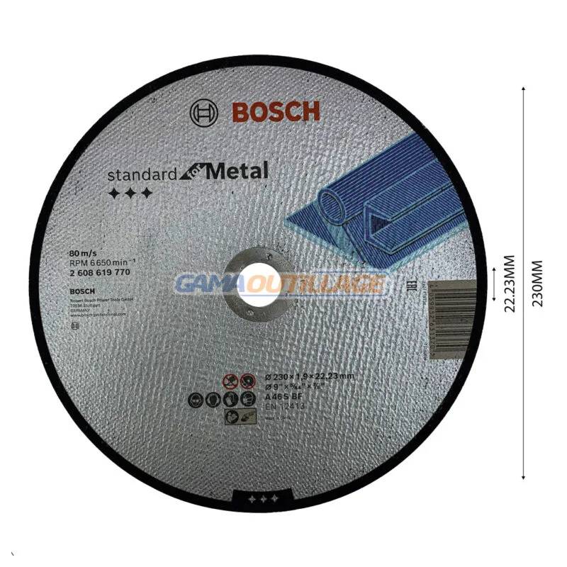 Disque à tronçonner Bosch 230 x 1.9 mm ultra résistant - Image 4