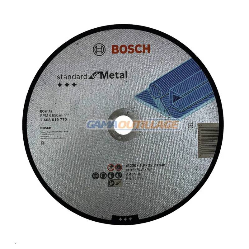 Disque à tronçonner Bosch 230 x 1.9 mm ultra résistant