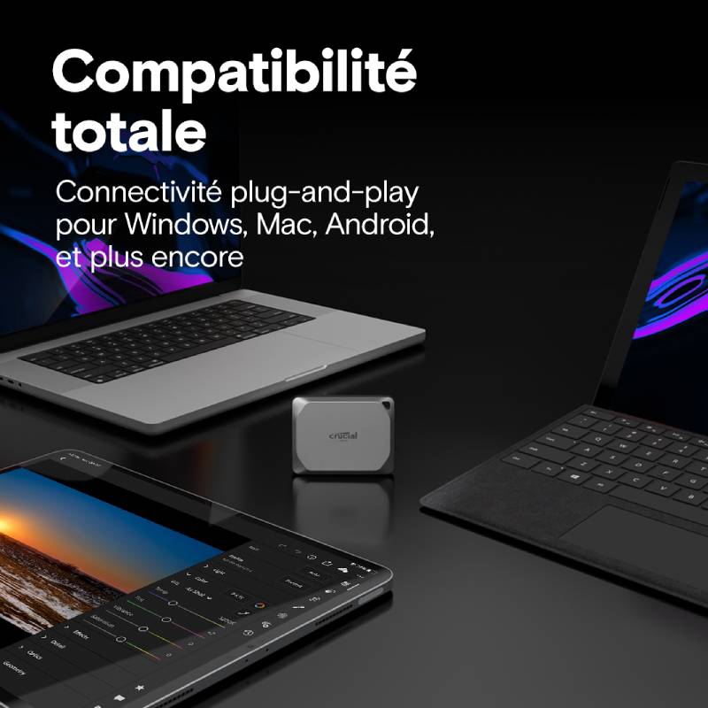 Disque Dur Externe Crucial SSD X9 Pro 1 To - Image 2