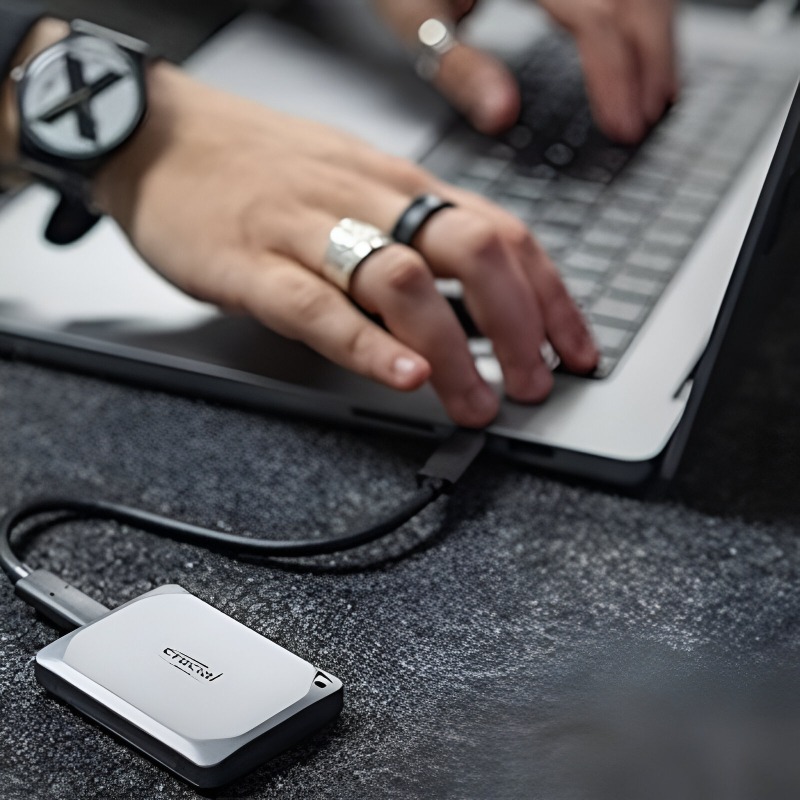 Disque Dur Externe Crucial SSD X9 Pro 4 To - Gris - Image 2