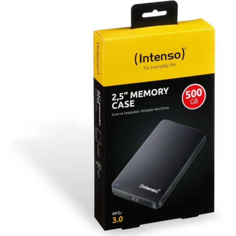 Disque Dur Externe INTENSO 500Go 2.5’’ - Noir - Image 2