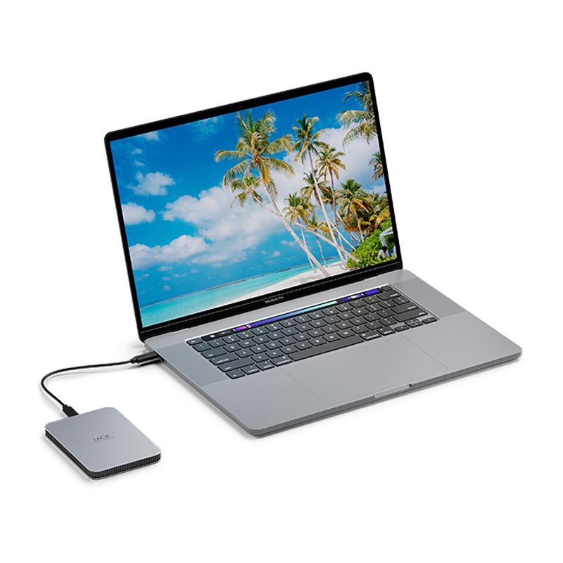 Disque Dur Externe LACIE Lune 2To USB-C - Argent - Image 5