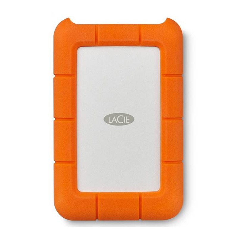 LaCie Rugged USB-C disque dur externe 1000 Go Orange, Argent, Photo boutique MyTek chez MyTek