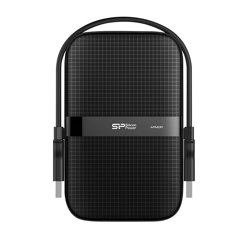 Disque Dur Externe SILICON POWER ARMOR A60 2 To USB 3.2 - Noir