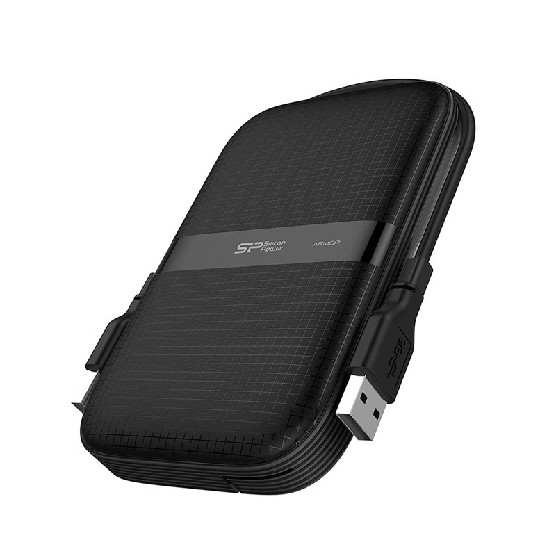 Disque Dur Externe SILICON POWER ARMOR A60 2 To USB 3.2 - Noir - Image 2