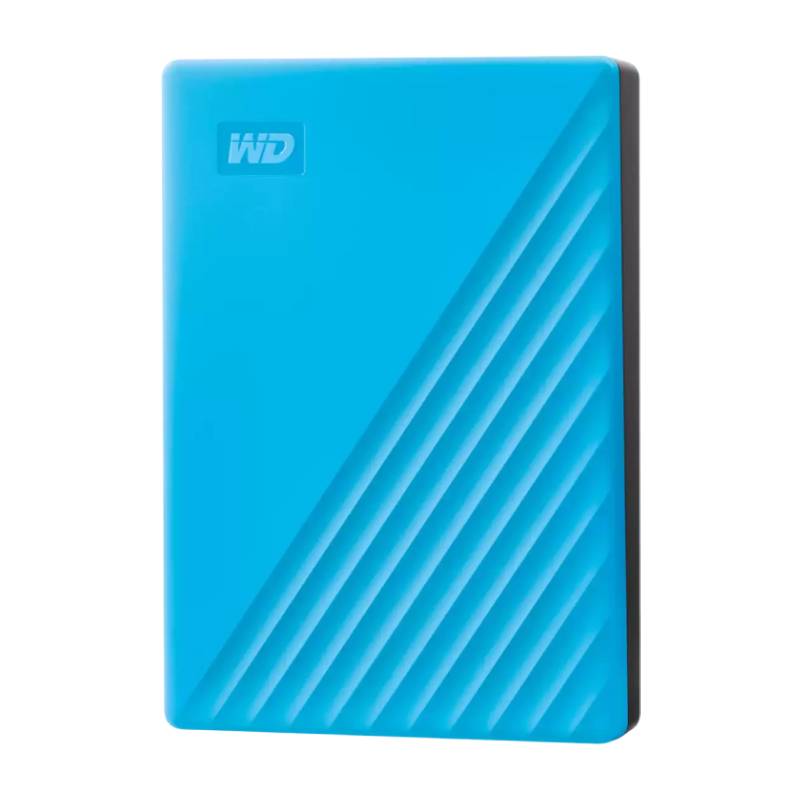 Disque Dur Externe WESTERN DIGITAL 2.5" My Passport 6 To - Bleu
